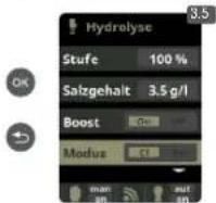 HAYWARD Control Station Panel - HYDROLYSE / ELEKTROLYSE (je nach Modell) - 5