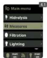 HAYWARD Control Station Panel - MEASURES / Setpoints - 1