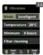 HAYWARD Control Station Panel - FILTRATION / Intelligent mode - 1