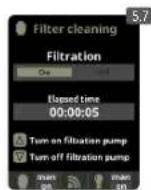 HAYWARD Control Station Panel - FILTRATION / Filter cleaning - 1