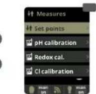 HAYWARD Control Station Panel - MEASURES / Setpoints - 3