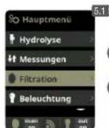 HAYWARD Control Station Panel - FILTRATION / Modus Manuell - 4