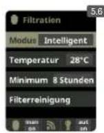 HAYWARD Control Station Panel - FILTRATION / Intelligent Modus - 1