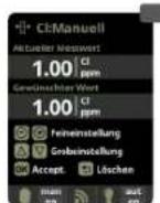 HAYWARD Control Station Panel - MESSUNGEN / Kalibrierung Freies Chlor - 1