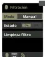 HAYWARD Control Station Panel - FILTRACION / Modo Manual - 4