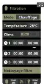 HAYWARD Control Station Panel - Filtration / mode chauffage - 1
