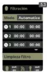 HAYWARD Control Station Panel - FILTRACION / Modo Automático - 1