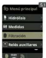 HAYWARD Control Station Panel - FILTRACION / Modo Manual - 3