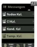 HAYWARD Control Station Panel - PRESSUNGEN / Kalibrierung Temperatur - 2