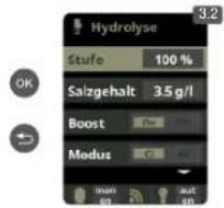 HAYWARD Control Station Panel - HYDROLYSE / ELEKTROLYSE (je nach Modell) - 2