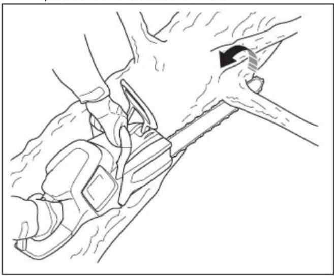 HUSQVARNA 350i - Pour utiliser la technique d'élagage - 4