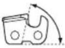HUSQVARNA 350i - Équipement d'affûtage et angles d'affûtage - 3