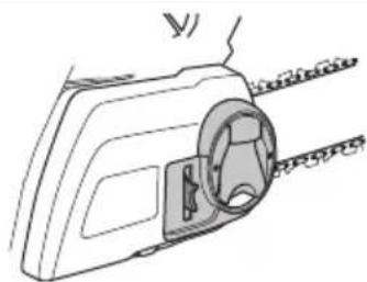 HUSQVARNA 350i - To tighten the saw chain - 6