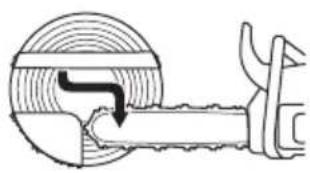 HUSQVARNA 350i - To use the safe corner method - 5