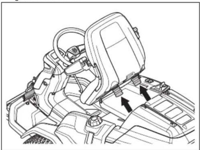 HUSQVARNA R 418TsX AWD - WAARSCHUWING: Stel de stoel niet af wanneer u het product gebruikt. - 2