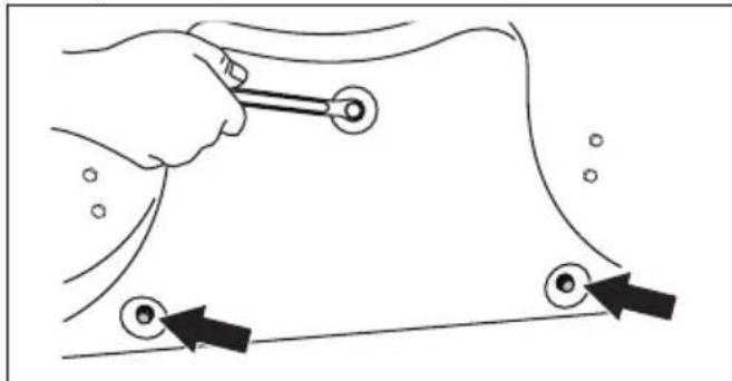 HUSQVARNA R 418TsX AWD - Pour retirer et installer le bouchon bioclip sur le carter de coupe combi 103, combi 112, combi 122 - 1