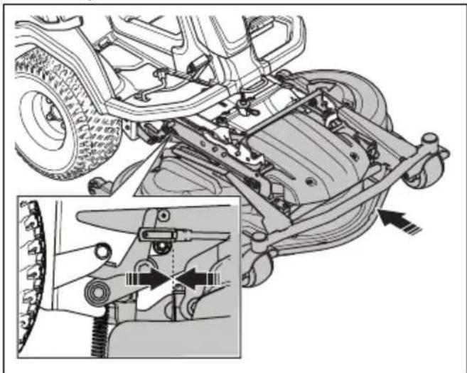 HUSQVARNA R 418TsX AWD - Het maaidek bevestigen - 6