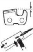 HUSQVARNA 225i - Filing equipment and filing angles - 5