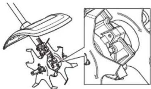 HUSQVARNA CA230 - To replace the blades - 4