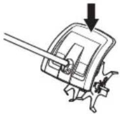 HUSQVARNA CA230 - So prüfen Sie die Schutzvorrichtung der Schneideausrüstung - 1