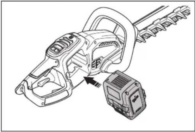 HUSQVARNA 320iHD60 - Branchement de la batterie - 2