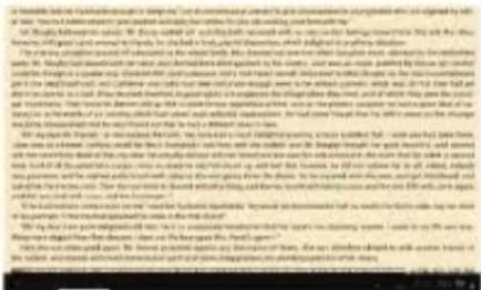 Scanned text of a formal notice regarding voting rights and voting procedures, with redacted sections on voting rights and voting procedures.