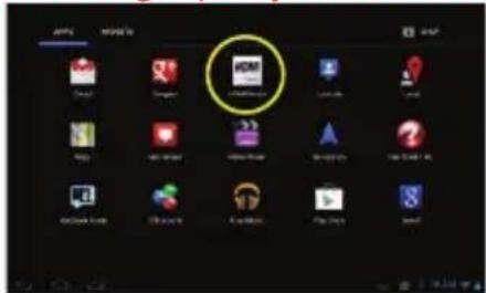Screenshot of a macOS desktop with app icons and a highlighted 'My Computer' button