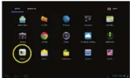 Screenshot of a Windows desktop with multiple application icons and one highlighted folder icon.