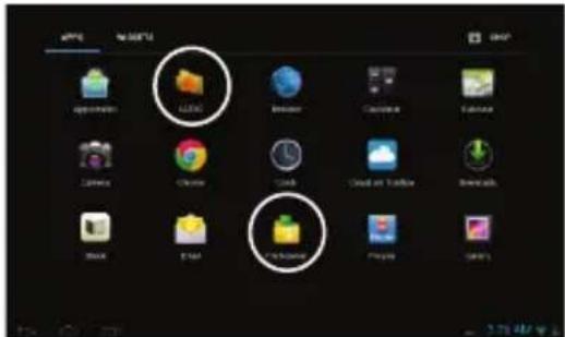 Nextbook Premium 7 SE Google Play - Explorateur de fichiers - 1