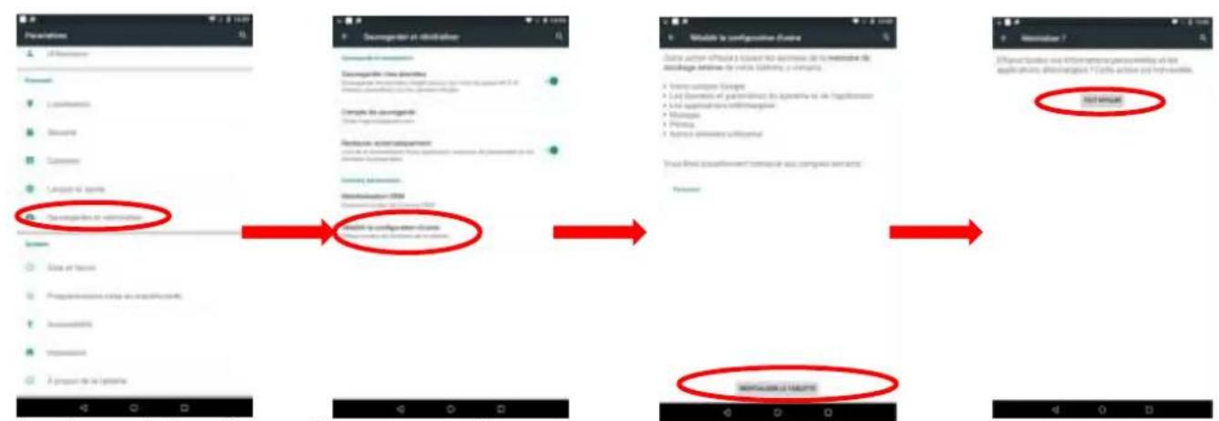 LOGICOM C Bot Tab 70 - Réinialisaon - 1