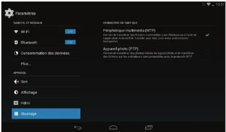 LOGICOM LIxir Tab 1041 - Connexions USB - 1