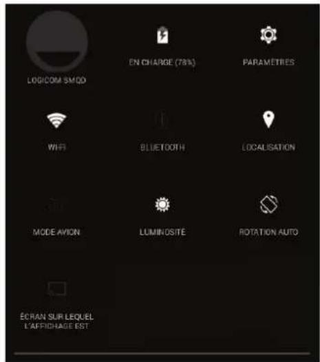 LOGICOM LIxir Tab 1041 - Allumer/Eteindre : - 10