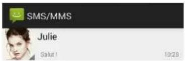 LOGICOM LEment 450L - Envoyer un SMS ou MMS : - 1