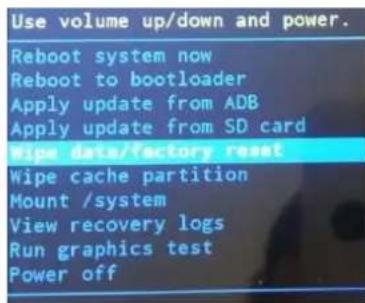 LOGICOM M Bot Tab 1150 - Réinitialisation de l'appareil en mode "récupération" : - 1
