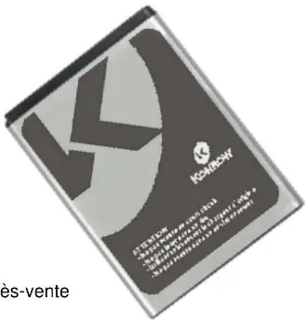 Konrow SmartFive - Installation de la batterie : - 1