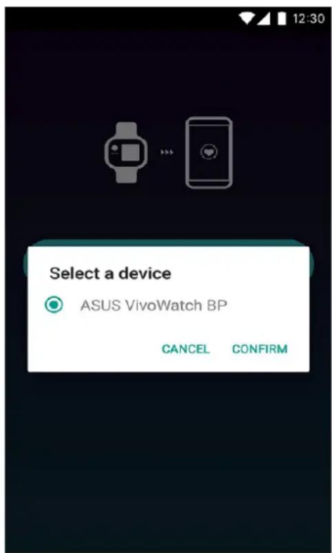 ASUS VivoWatch BP HCA04 - První spárování - 2