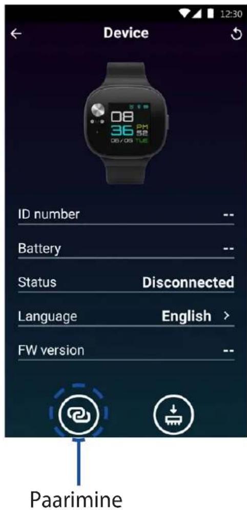 ASUS VivoWatch BP HCA04 - Paarimine teise seadmega või uuesti paarimine - 3