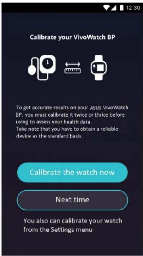 ASUS VivoWatch BP HCA04 - Calibrating your ASUS VivoWatch BP - 1