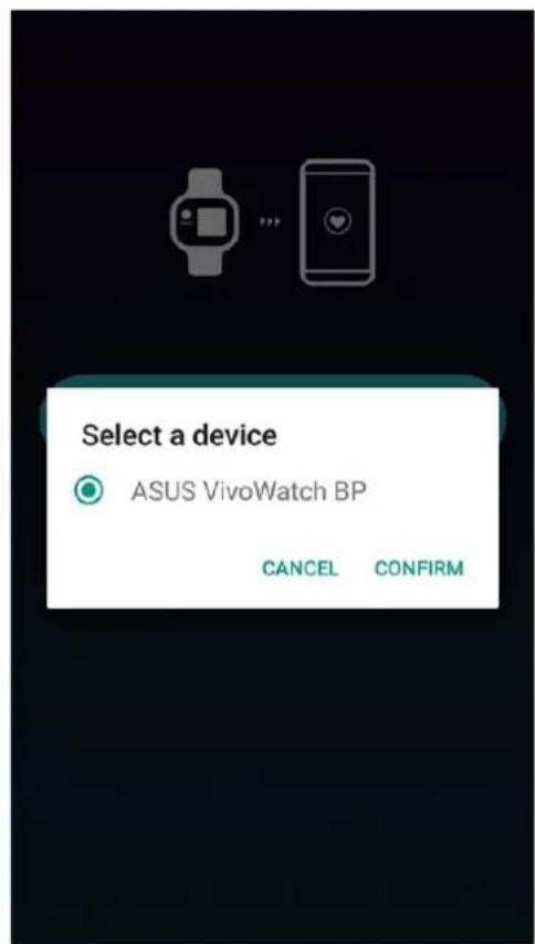 ASUS VivoWatch BP HCA04 - Savienošana pārī ar citu ierīci vai atkārtota savienošana pārī - 4