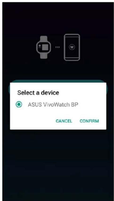 ASUS VivoWatch BP HCA04 - Associazione con un altro dispositivo o riassociazione - 5