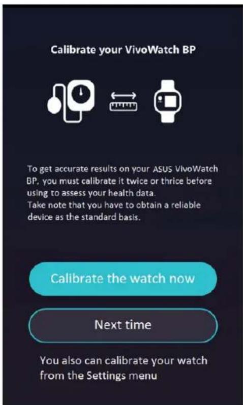ASUS VivoWatch BP HCA04 - Ihre ASUS VivoWatch BP kalibrieren - 1