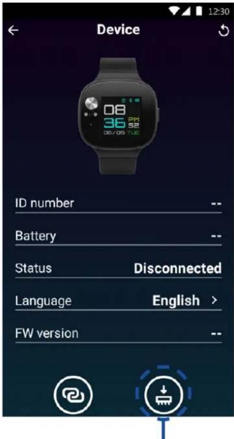 ASUS VivoWatch BP HCA04 - Atnaujinimas naudojant programėlę „ASUS HealthConnect App“. - 2