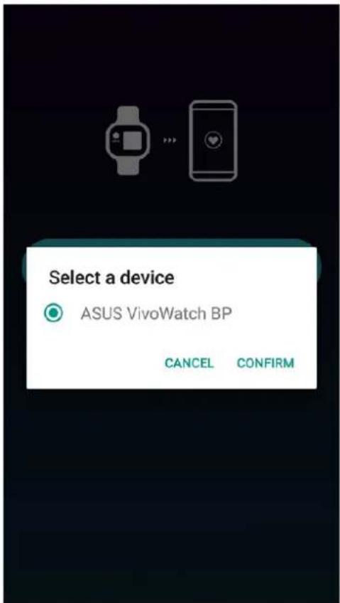 ASUS VivoWatch BP HCA04 - Koppeln mit einem anderen Gerät oder nochmals koppeln - 4