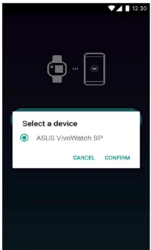 ASUS VivoWatch BP HCA04 - Pairing for the first time - 3