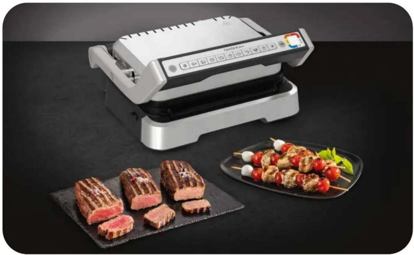 TEFAL OptiGrill 2in1 GC772D - INTELLIGENT GRILL & BARBECUE. - 1