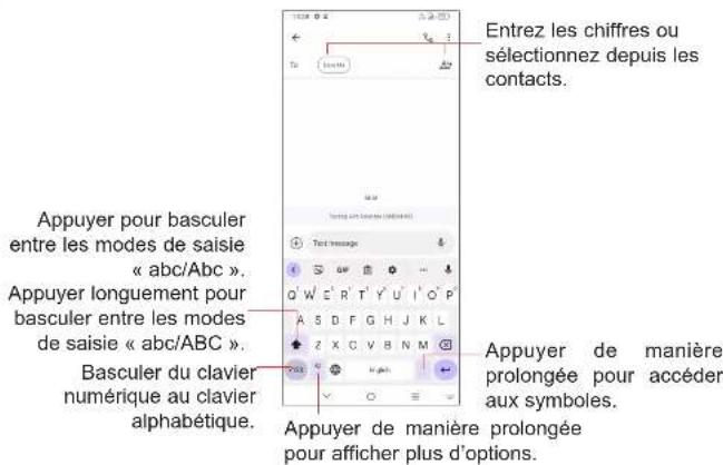 TCL 405 - Changer l'orientation du clavier à l'écran - 1