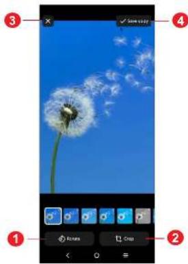 TCL 405 - Manipuler vos images - 2