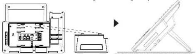 GRANDSTREAM GRP2650 - Installation des Telefons (Wandmontage): - 2