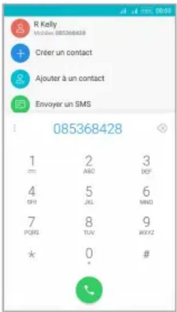 Infinix Hot 5 - Passer un appel - 1