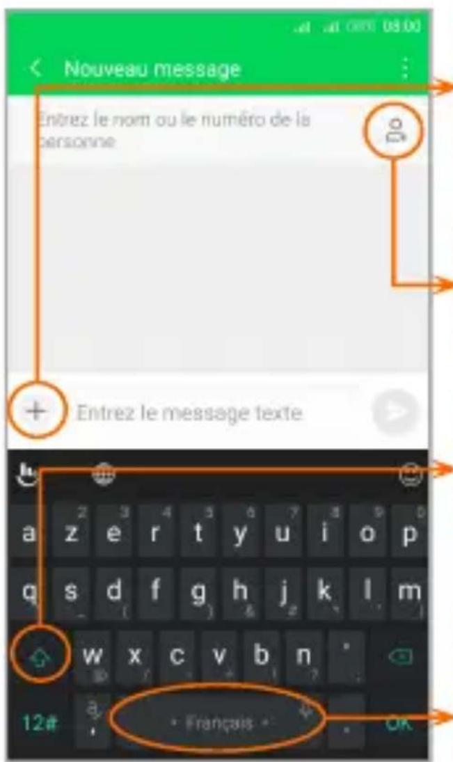 Infinix Hot 5 - Envoyer et recevoir des messages - 1